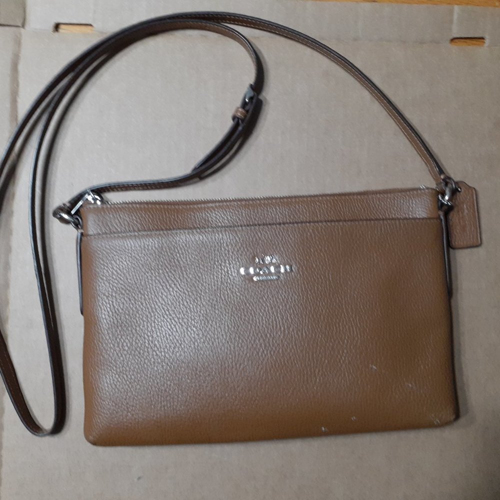 Coach Madison Leather Swingpack Crossbody Bag